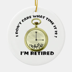 Retired watch ceramic ornament