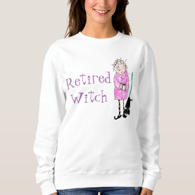 Retired Witch Halloween Shirt (Front)