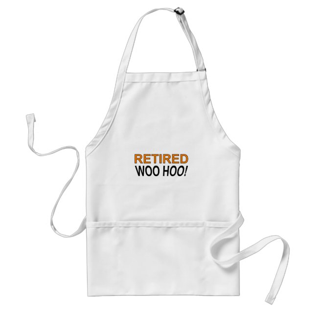 Retired Woo Hoo Adult Apron (Front)