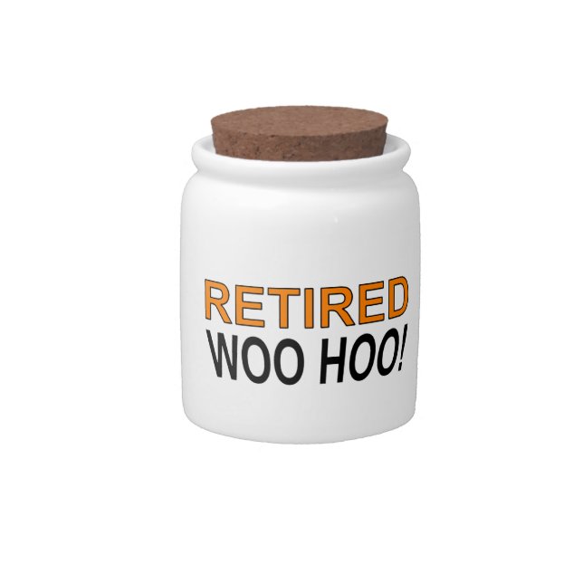 Retired Woo Hoo Candy Jar (Front)