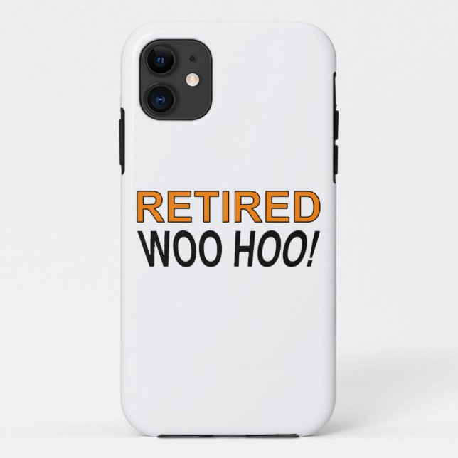 Retired Woo Hoo Case-Mate iPhone Case (Back)