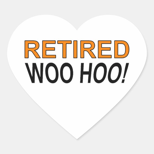 Retired Woo Hoo Heart Sticker (Front)