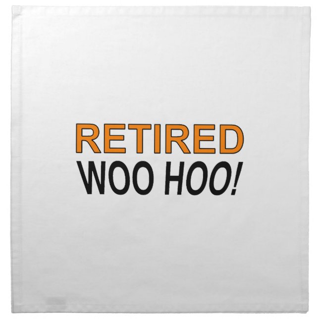 Retired Woo Hoo Napkin (Front)