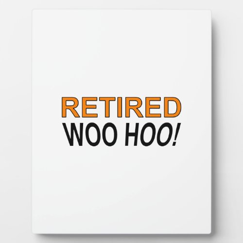 Retired Woo Hoo Plaque