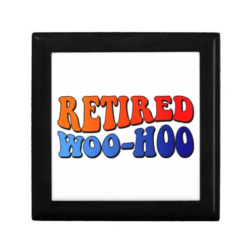 Retired Woo Hoo Vintage Groovy Text Gift Box