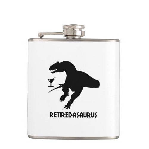 Retiredasaurus Flask