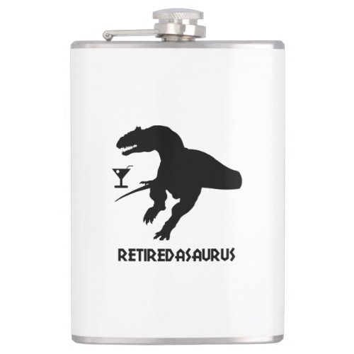 Retiredasaurus Flask