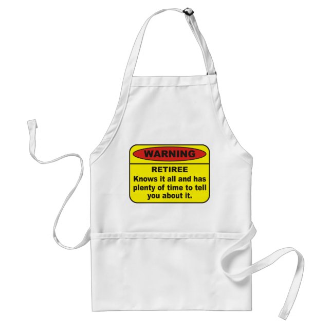 Retiree Adult Apron (Front)
