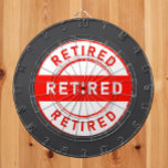 Retiree Fun! Retirement gift Dart Board<br><div class="desc">A gift that gives Hours of enjoyment during the new phase in life!</div>