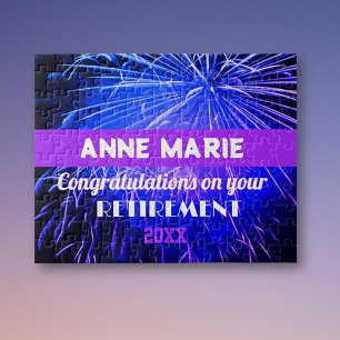 Retiree Gift! Custom Retirement Puzzle
