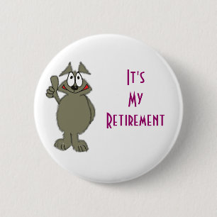 Retirement badge button