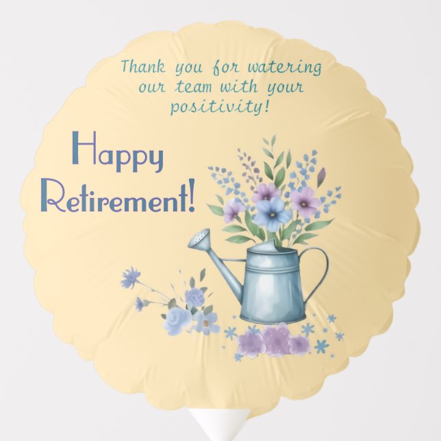 Retirement Balloon, Colleague, Friend Balloon (Front)