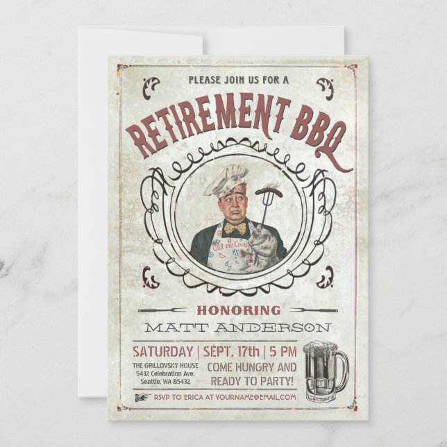Retirement BBQ Invitations v.3 (Front)