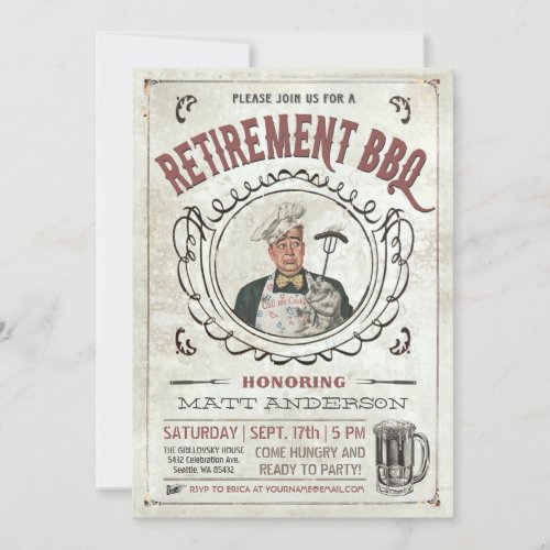 Retirement BBQ Invitations v3