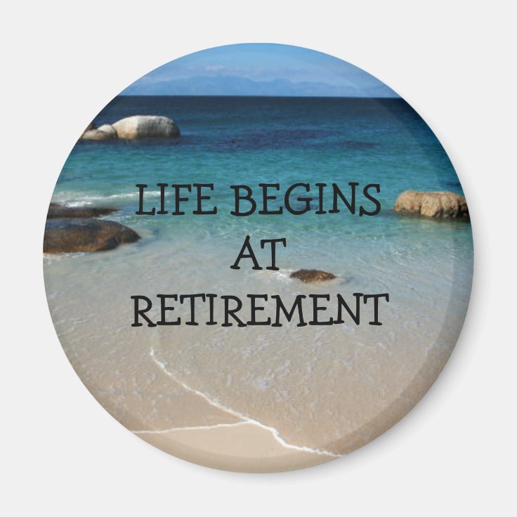 RETIREMENT Beach Shore retirement Zazzle
