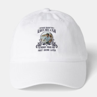Retirement Biker Dad Custom Picture Hat