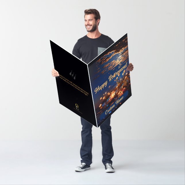 Retirement Blessings - Custom Big Card (In Situ)