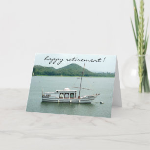retirement boat card