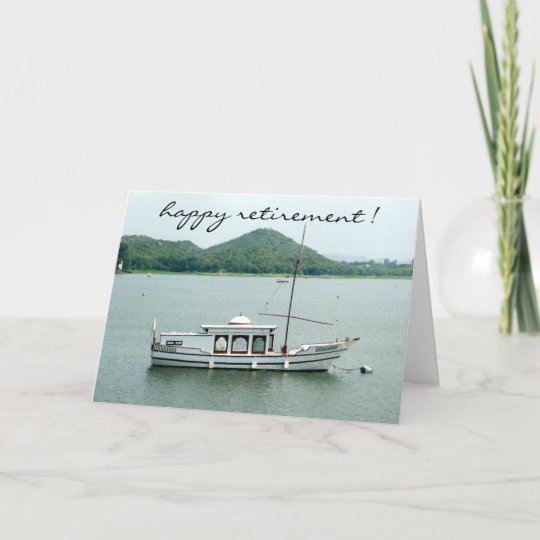 retirement boat card | Zazzle.com