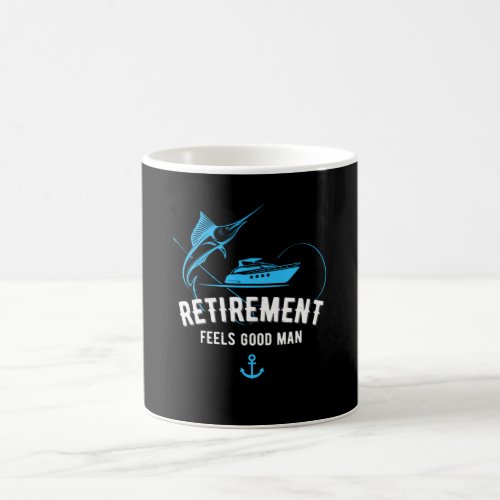 Retirement Boat Fishing Funny Fisherman Design Coffee Mug