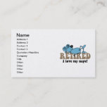Retirement Business Card at Zazzle