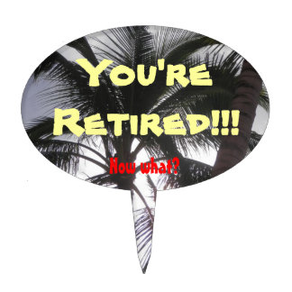 Retirement cake pick