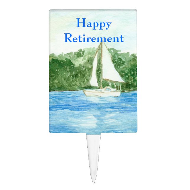 Retirement Cake Pick (Front)
