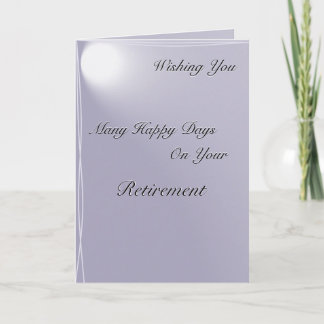 Retirement Card