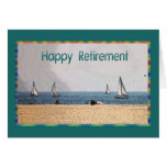 Retirement Card - Sailing on Lake | Zazzle