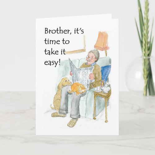 Retirement Card for a Brother