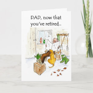 Retirement Card for a Father