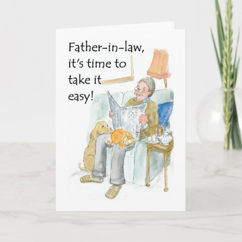 Retirement Card for a Father_in_law