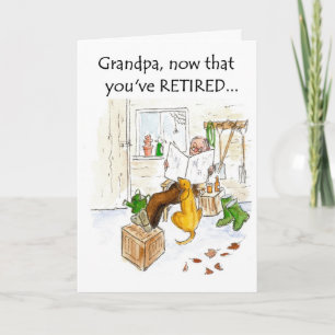 Retirement Card for a Grandfather