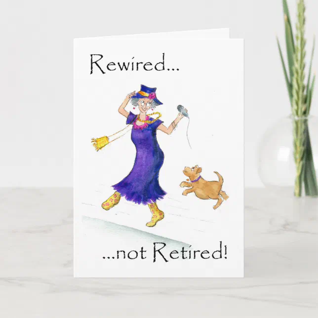 Retirement Card for a Woman | Zazzle