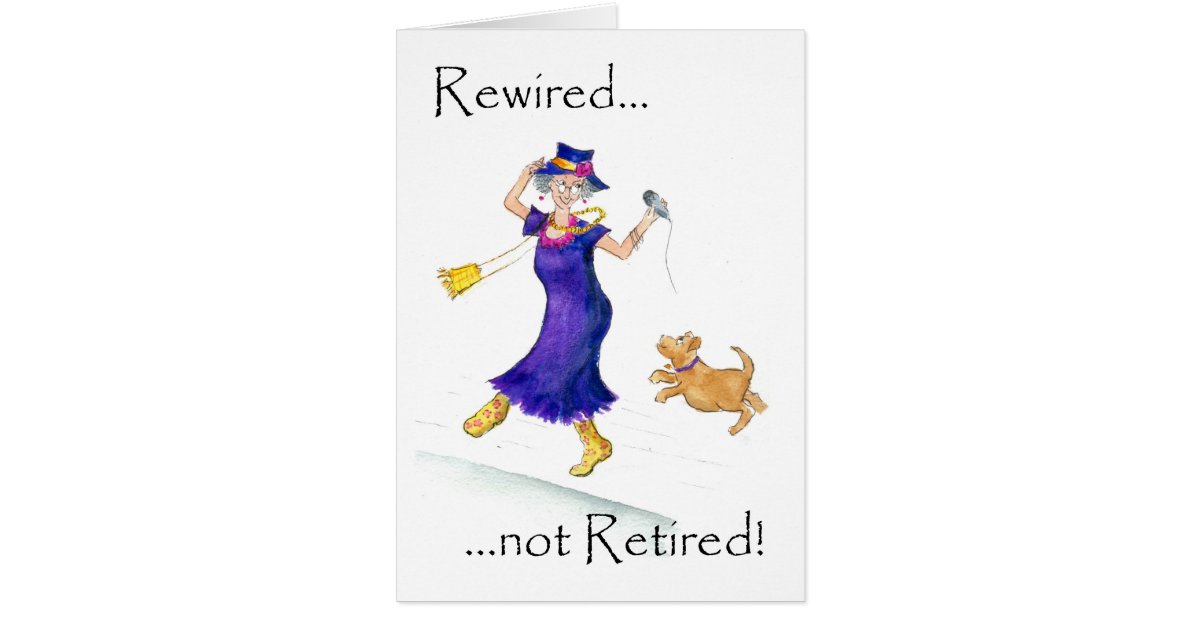 Retirement Card for a Woman | Zazzle