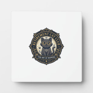 Retirement Cat Cat Dad Gift Idea - Retirement Cat Plaque