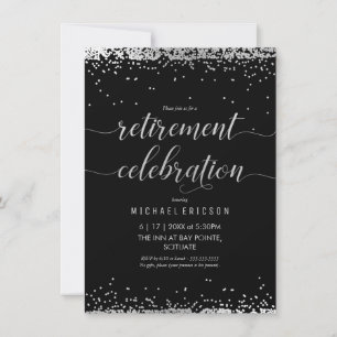 Retirement Celebration Invite, Elegant & Simple Invitation