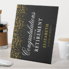 Retirement Celebration Party Gold Glitter