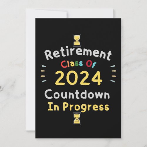 retirement class of 2024 countdown in progress