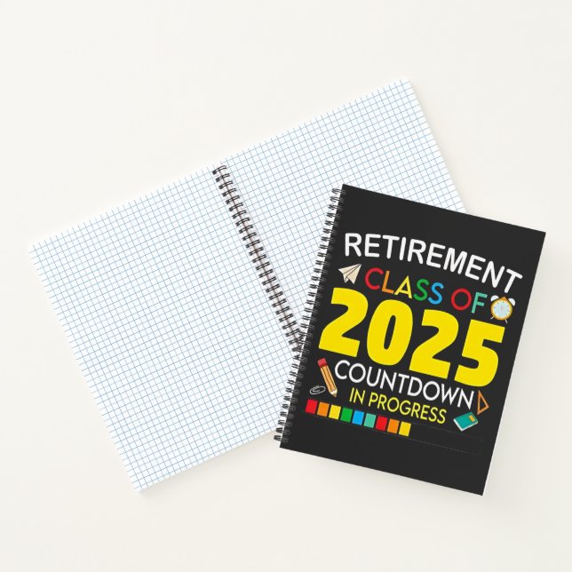 Retirement Class of 2025 Countdown in Process Notebook (Inside)