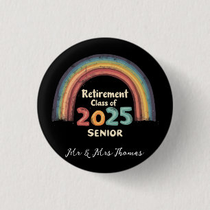 Retirement Class of 2025 Senior Milestone Moment Button