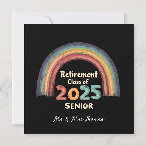 Retirement Class of 2025 Senior Milestone Moment