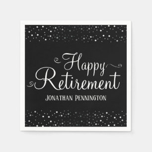 Retirement Confetti Napkins
