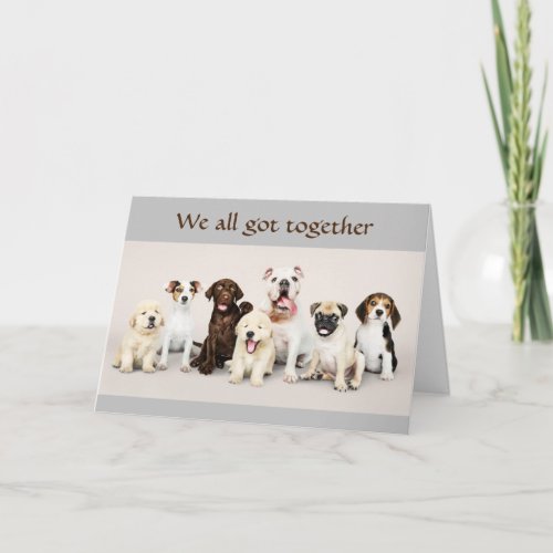 **RETIREMENT CONGRATULATIO** FROM ALL OF US CARD