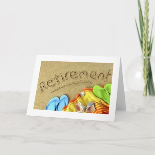 RETIREMENT CONGRATULATIONS BEACH STYLE