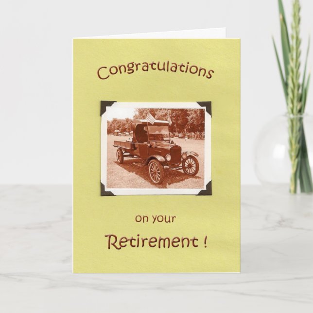Retirement Congratulations Card (Front)