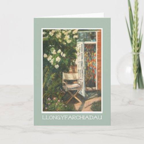 Retirement Congratulations Card: Welsh Greeting