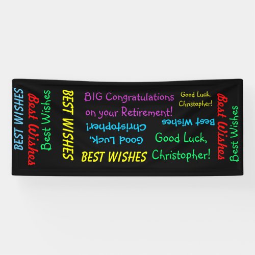 Retirement Congratulations Fun Banner