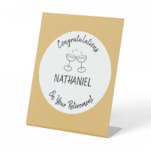 Retirement Congratulations Personalized Party