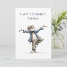 Retirement Congratulations, Retiree Yoga Man
